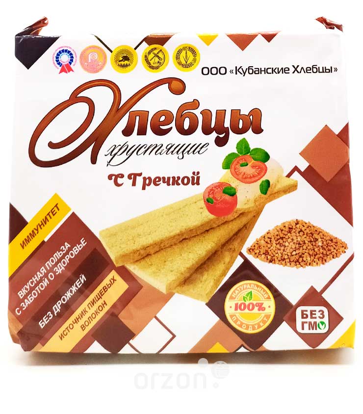 Хлебцы 'Кубанские' с Гречкой 100 гр от интернет магазина орзон