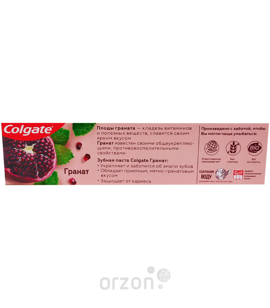 Зубная паста "COLGATE" Bio Экстракты Гранат 100 мл от интернет магазина Orzon.uz
