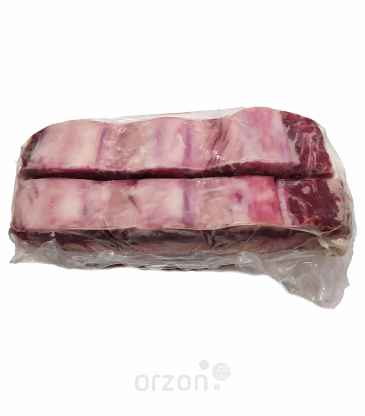 Ребрышки говяжьи  (мясо) "Мираторг" Black Angus 700 - 820 гр от интернет магазина Orzon.uz