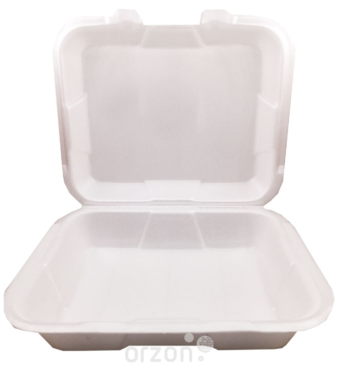 Одноразовая посуда Ланч Бокс (Полистирол)( в 1 упаковке 100 шт) 1200 мл К03