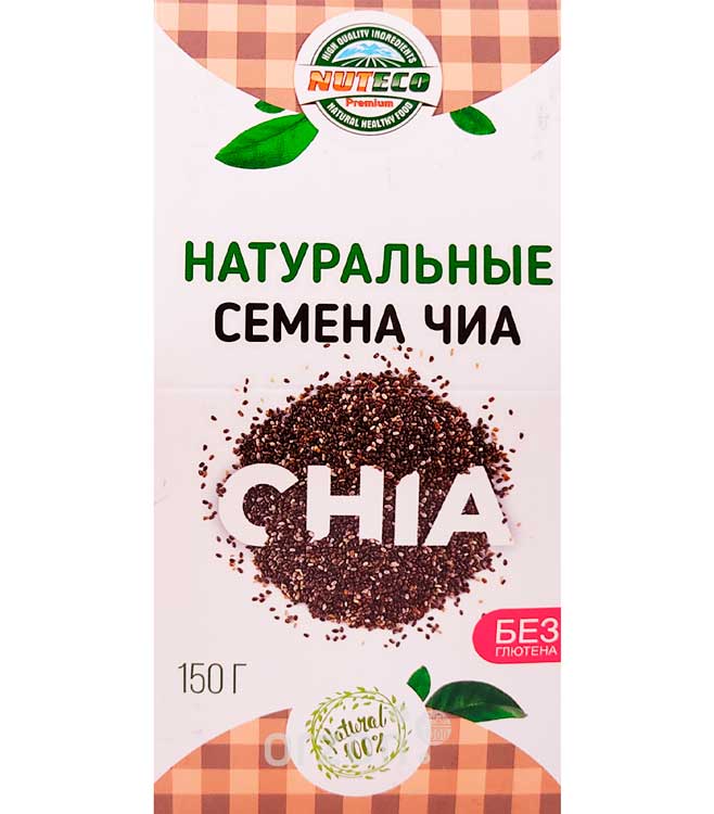 Семена Чиа "Nuteco" к/у 150 гр с доставкой на дом | Orzon.uz