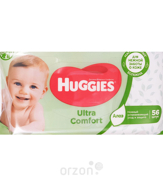 Влажные салфетки "Huggies" Ultra Comfort 56 dona
