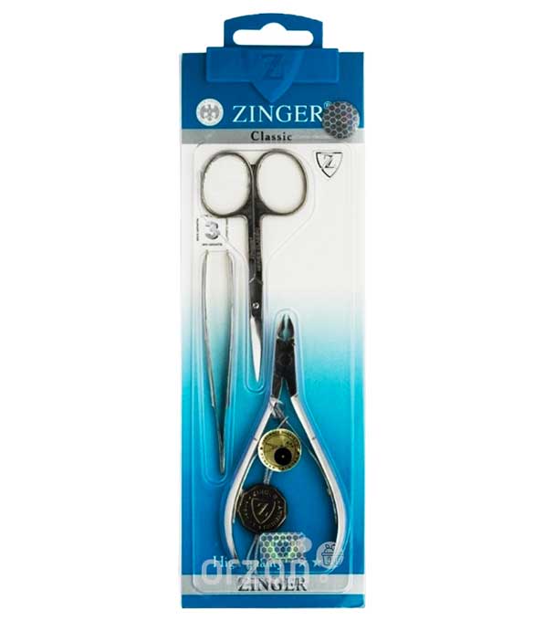 Набор "Zinger" Кусачки, ножницы и пинцет (109) от интернет магазина Orzon.uz