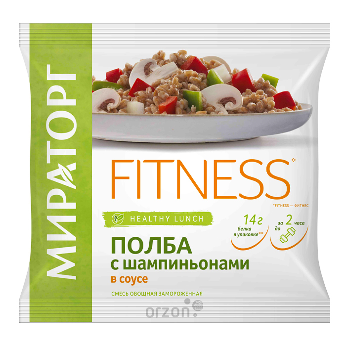 Овощная смесь "Мираторг" Полба с шампиньонами в соусе Fitness 400 гр