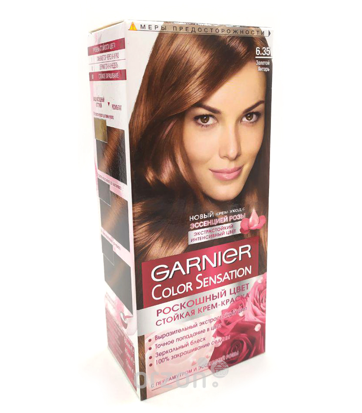 Краска для волос "Garnier" Color Sensation Золотой янтарь 6.35 от интернет магазина Orzon.uz