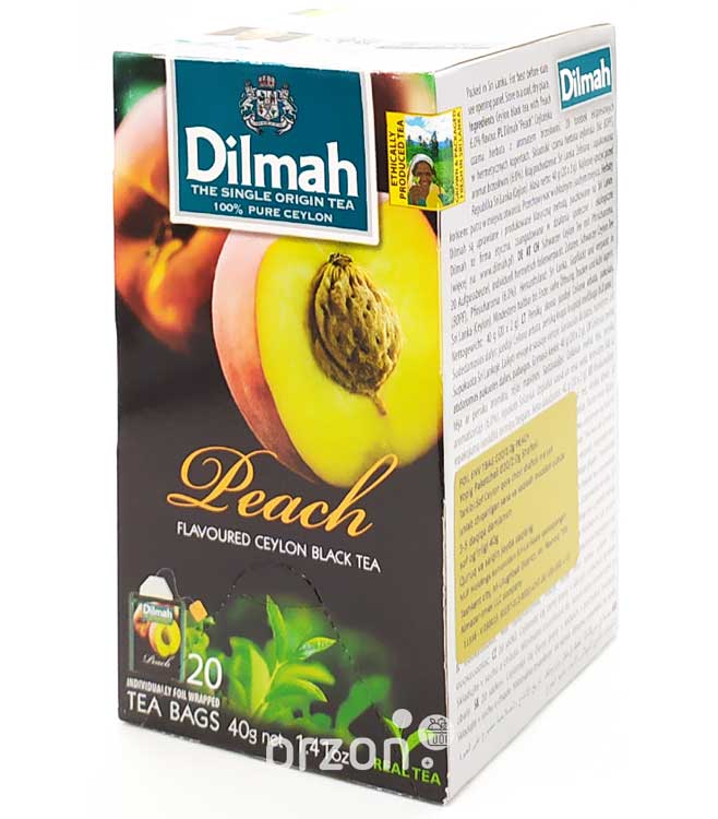 Чай черный "Dilmah" HORECA Персик 20 пак. от интернет магазина орзон