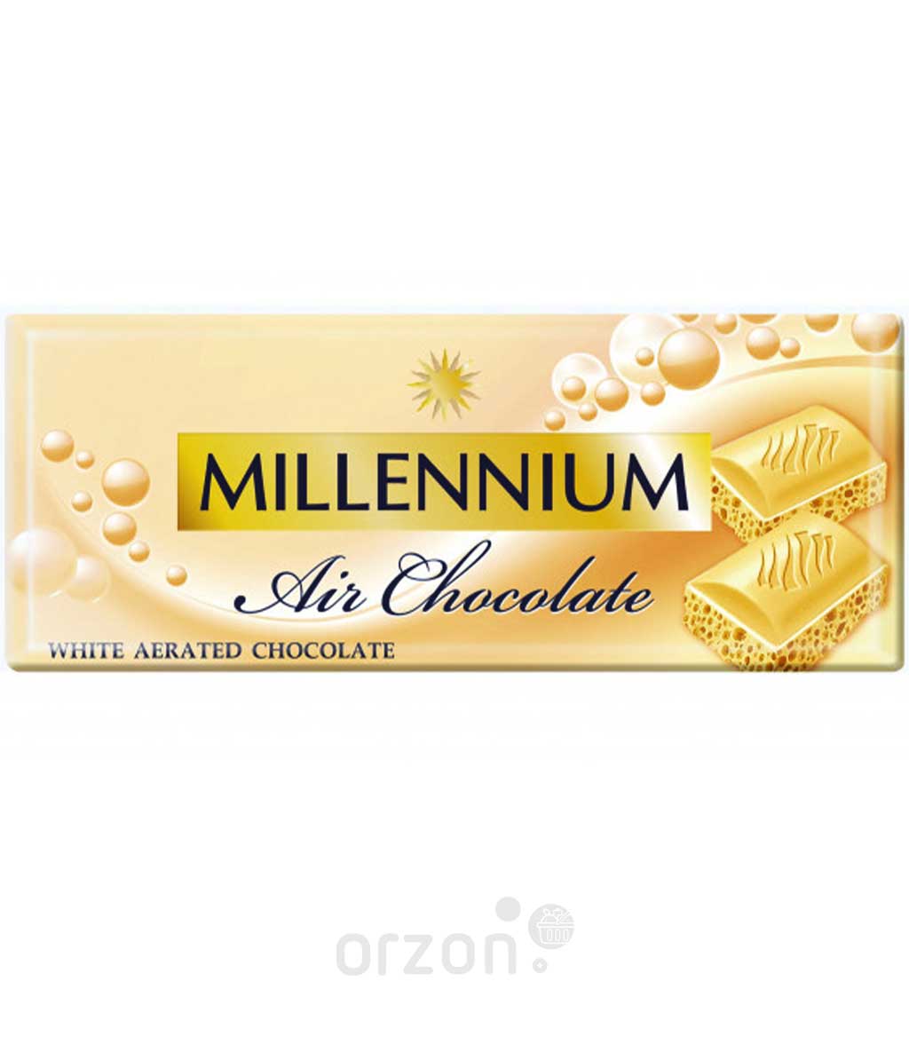 Шоколад плиточный "Millennium" Пористый белый 90 гр от интернет магазина орзон