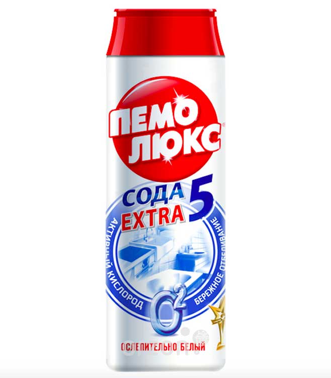 чистящий порошок "пемолюкс" сода экстра 5 480 гр от интернет магазина orzon