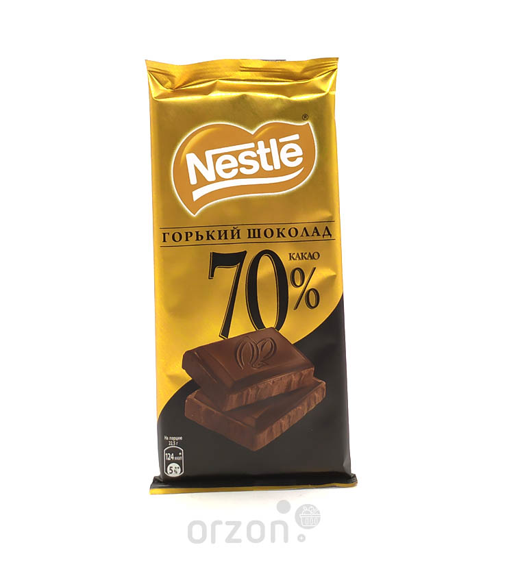 Шоколад плиточный "NESTLE" Горький 70% 90 гр от интернет магазина орзон