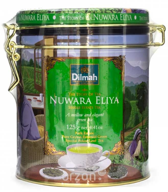 Чай зелёный "Dilmah" История Нувара Элия ж/б 125 гр от интернет магазина орзон