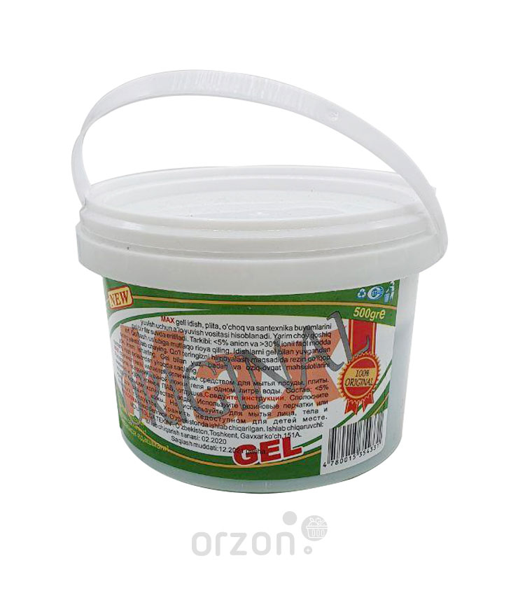 гель для мытья посуды "max" 500 гр от интернет магазина orzon