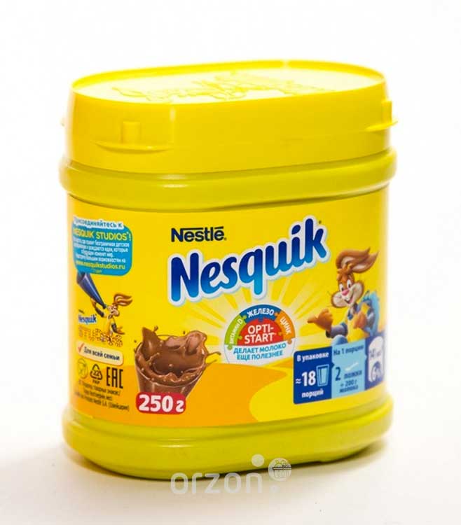 Какао Порошок 'Nesquik' 250 гр от интернет магазина орзон