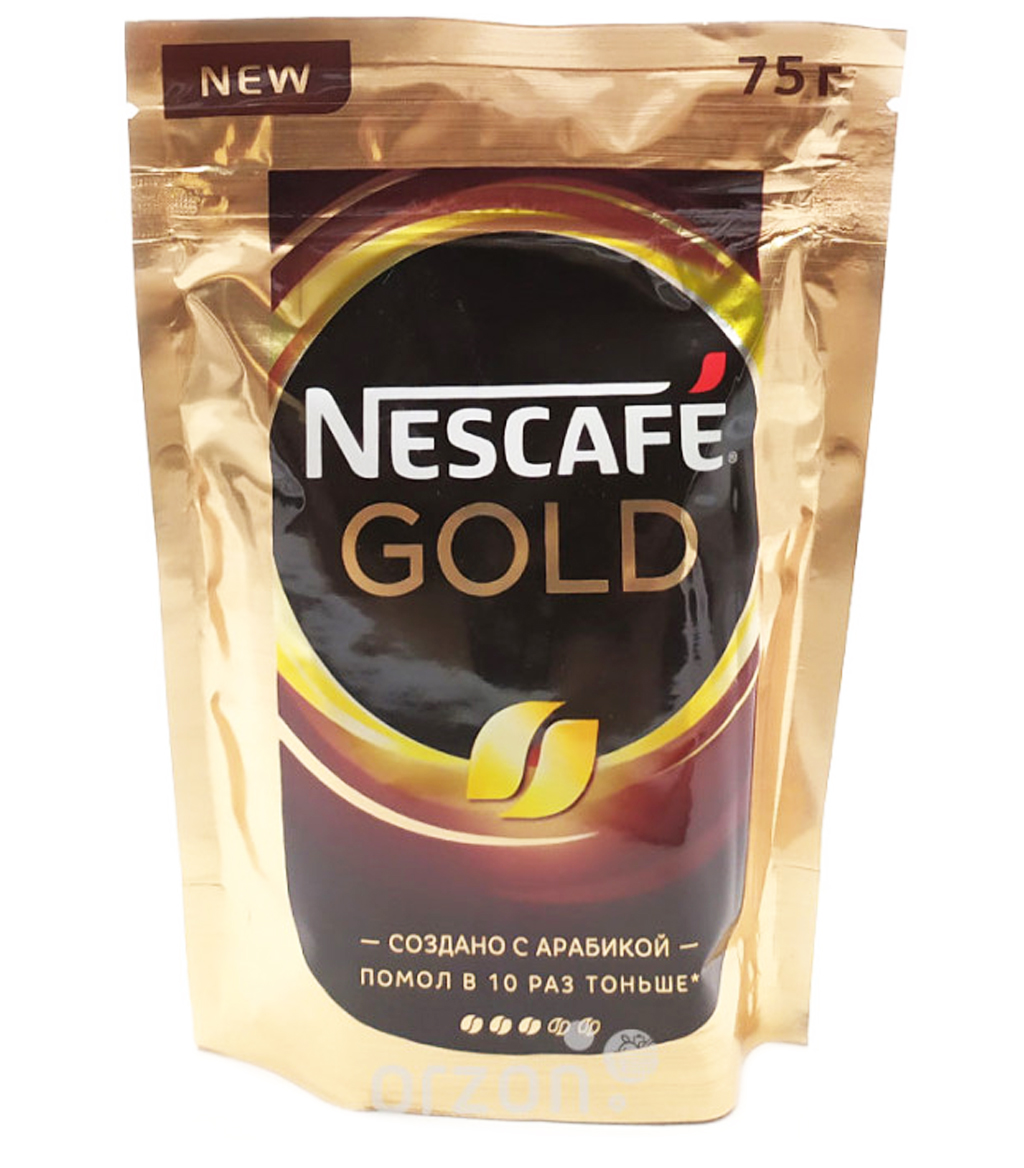Кофе 'NESCAFE' GOLD м/у 75 гр от интернет магазина орзон