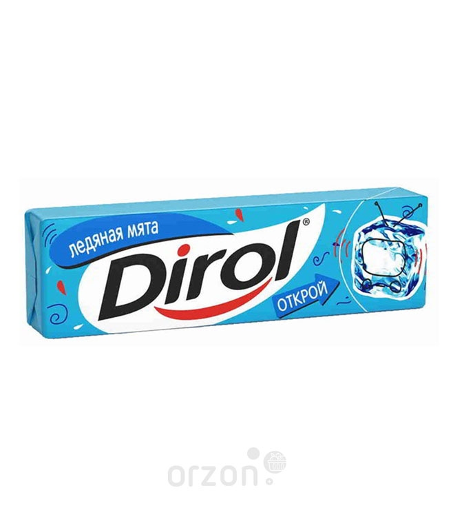 Жевательная резинка "Dirol" Ледяная мята 13,6 гр от интернет магазина орзон