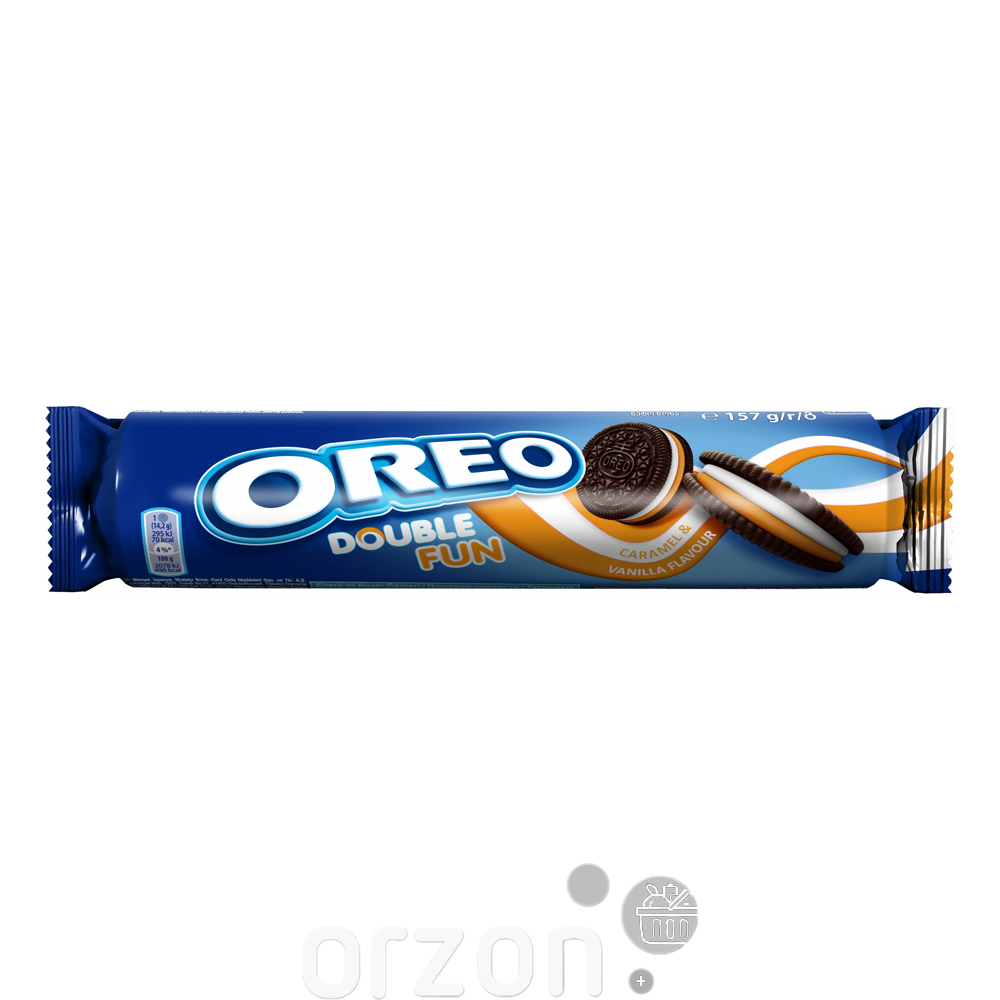 Печенье 'Oreo' Choco Double Fun Карамель 157 гр от интернет магазина орзон