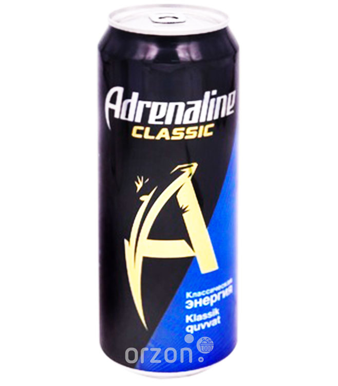Энергетический напиток "Adrenaline" Classic ж/б 449 мл от интернет магазина орзон