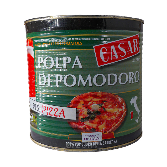 Томаты "Casar" Polpa  Протертые для пиццы ж/б 2500 гр