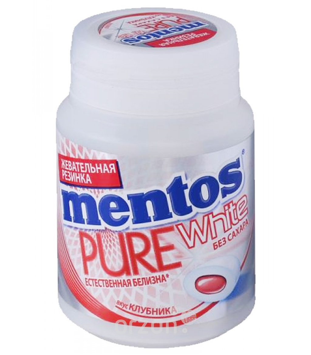 Жевательная резинка "Mentos" Клубника (банка) 54 гр от интернет магазина орзон