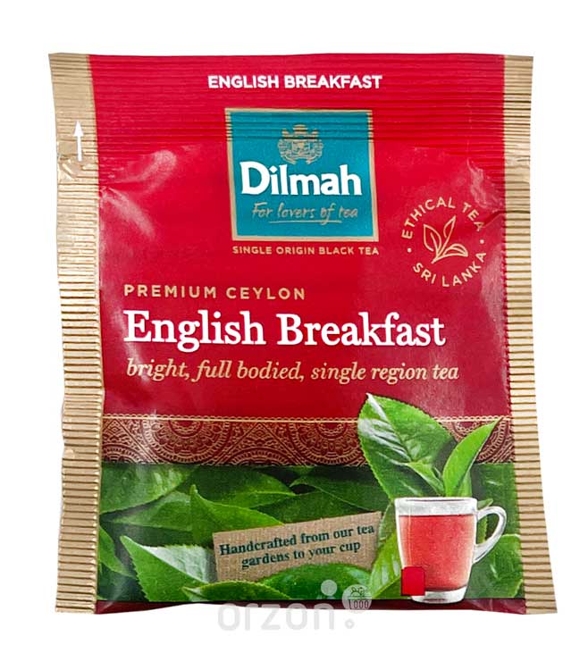 Чай чёрный "Dilmah" English Breakfast 100 шт от интернет магазина орзон