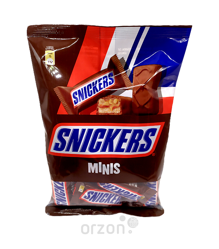Конфеты шоколадные "Snickers" mini's 180 гр от интернет магазина орзон