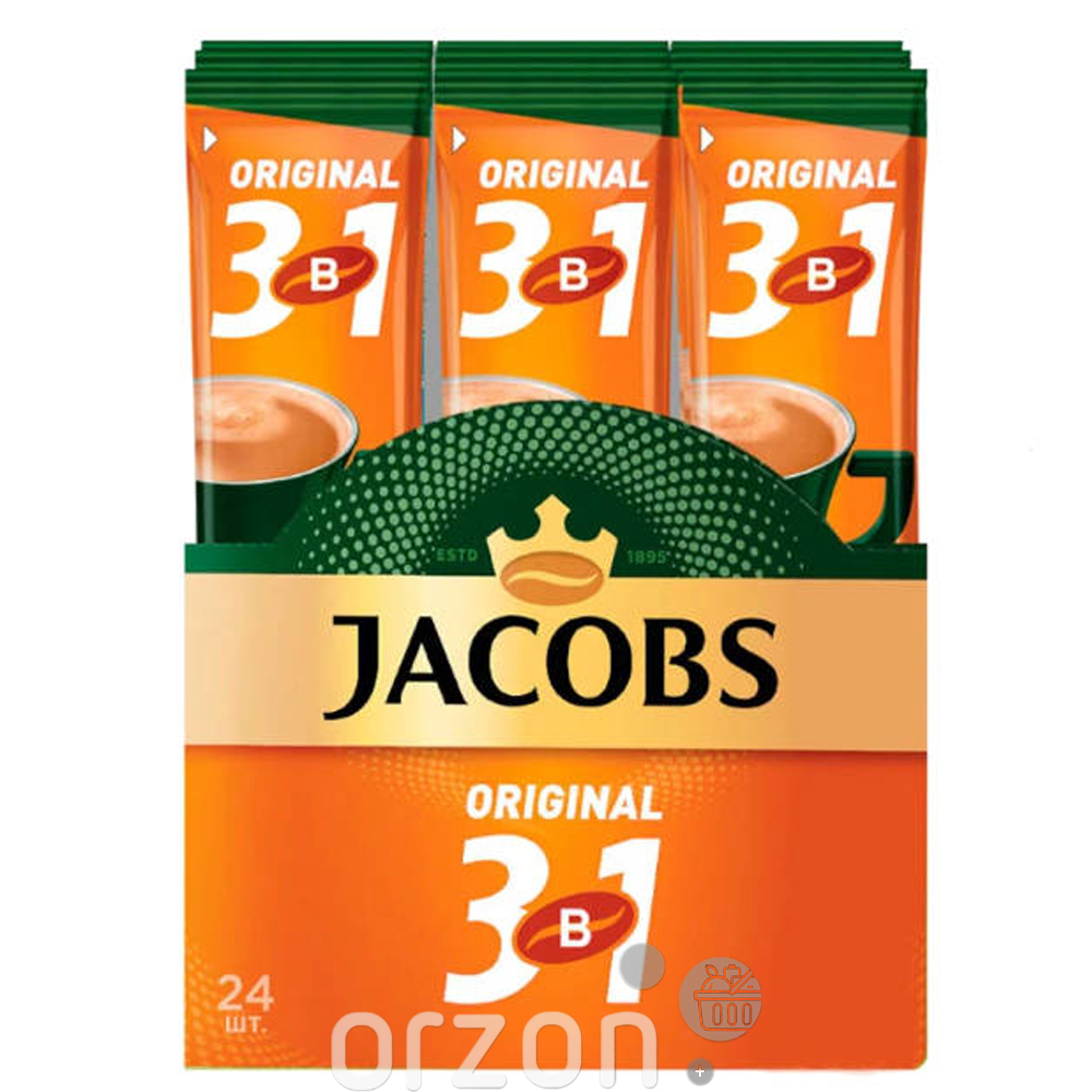 Кофе "Jacobs" 3в1 Original 12 гр от интернет магазина орзон