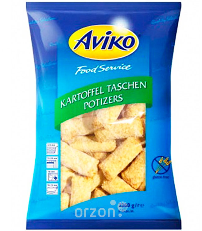 Картофельные конвертики "Aviko" Taschen Potizers с сыром и травами 2500 гр