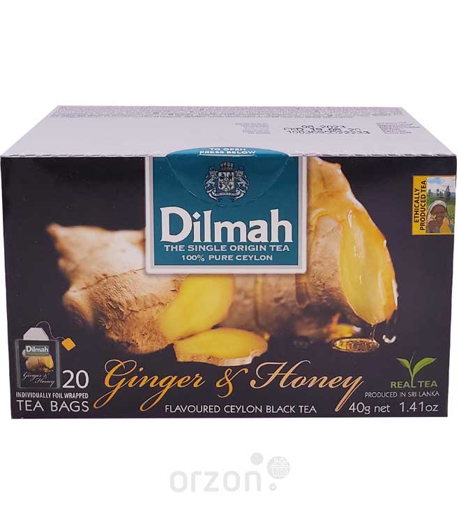 Чай чёрный "Dilmah" Horeca Имбирь и Мёд 2гр х 20 пак. от интернет магазина орзон