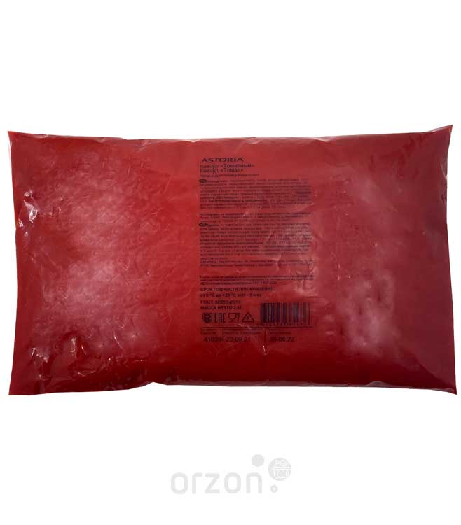 Соус "Astoria" Кетчуп томатный балк (в упаковке 3 шт)  2000 гр