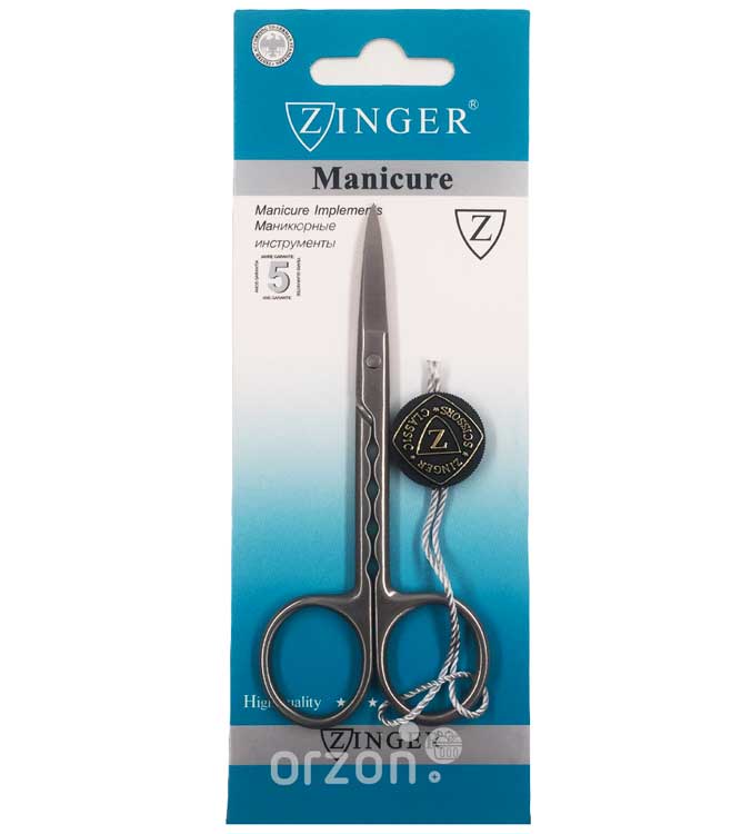 Ножницы "Zinger" серебряные удлиненные (141) от интернет магазина Orzon.uz