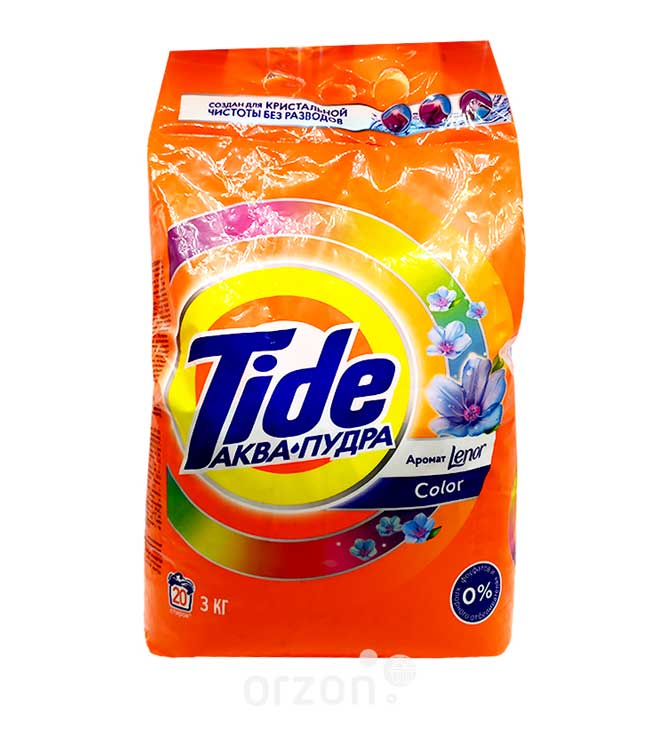 Стиральный порошок "Tide" АВТ Color аромат Lenor 3 кг от интернет магазина orzon