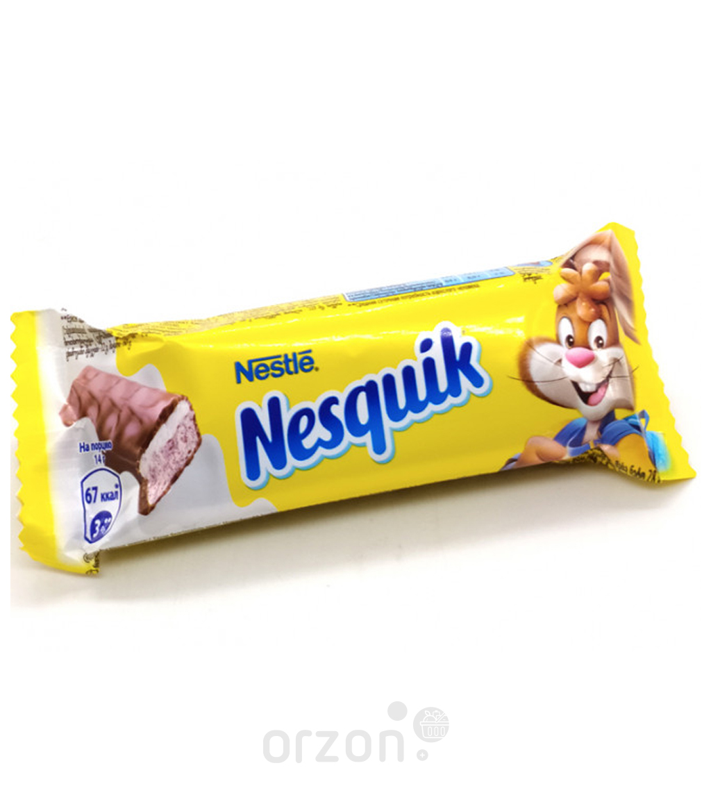 Батончик шоколадный 'Nesquik' Какао Нуга 43 гр от интернет магазина орзон