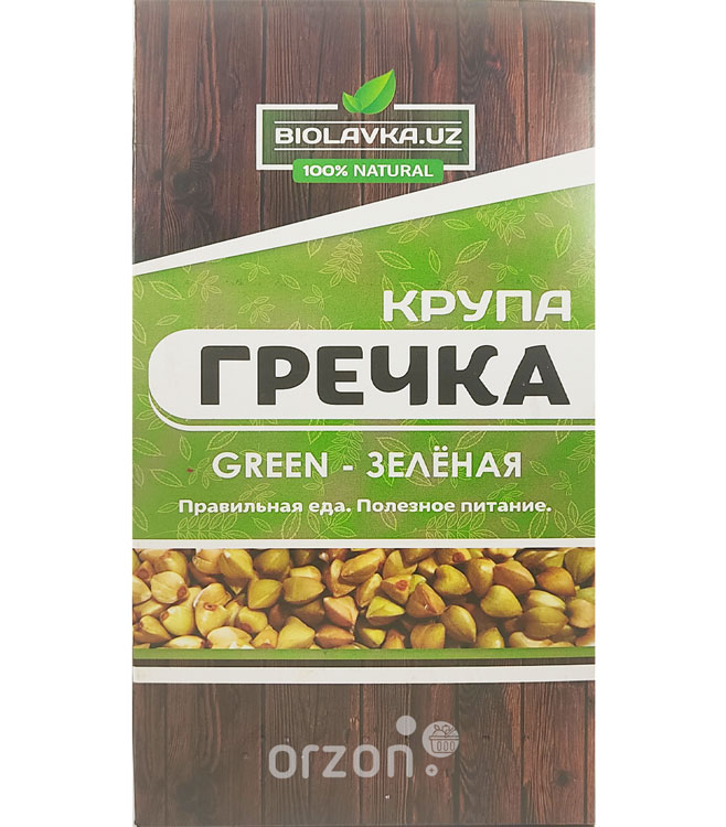 Крупа "Biolavka" Гречневая зелёная 400 гр от интернет магазина орзон