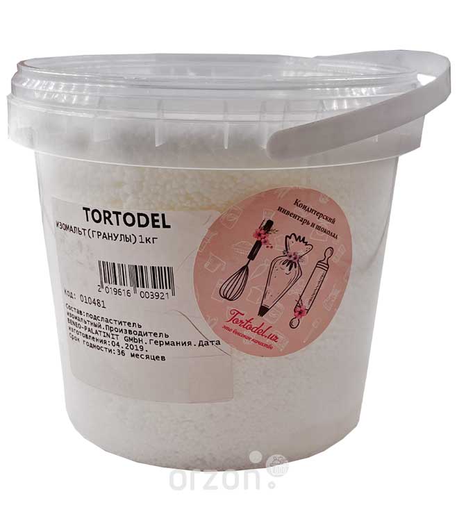 Подсластитель "Tortodel" Изомальт(гранулы) 1кг от интернет магазина орзон