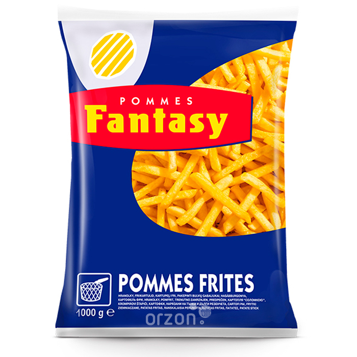 Картофель фри "Farm Frites" Pommes Fantasy (10мм) Замороженные 1 кг