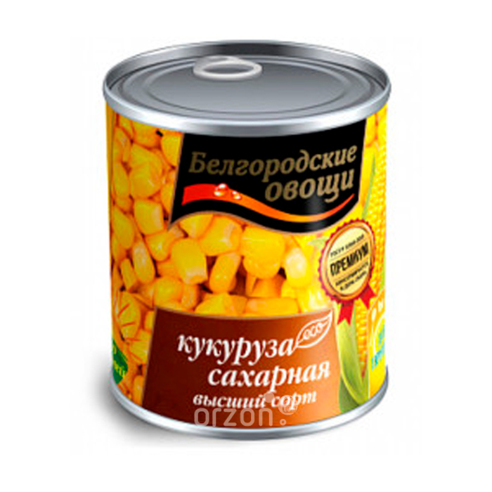 Кукуруза "Белгородские Овощи" сладкая ж/б 425 гр  от интернет магазина Orzon.uz