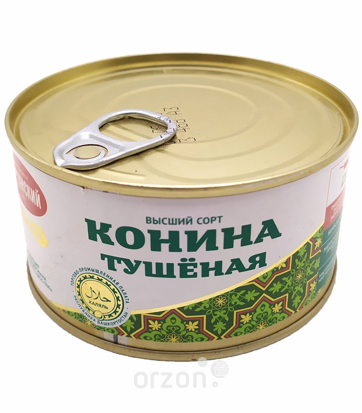 Тушеная Конина "Курганская" Халяль (ключ) 325 гр  от интернет магазина Orzon.uz