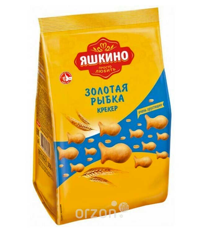 Крекер "Яшкино" Золотая Рыбка 350 гр от интернет магазина орзон