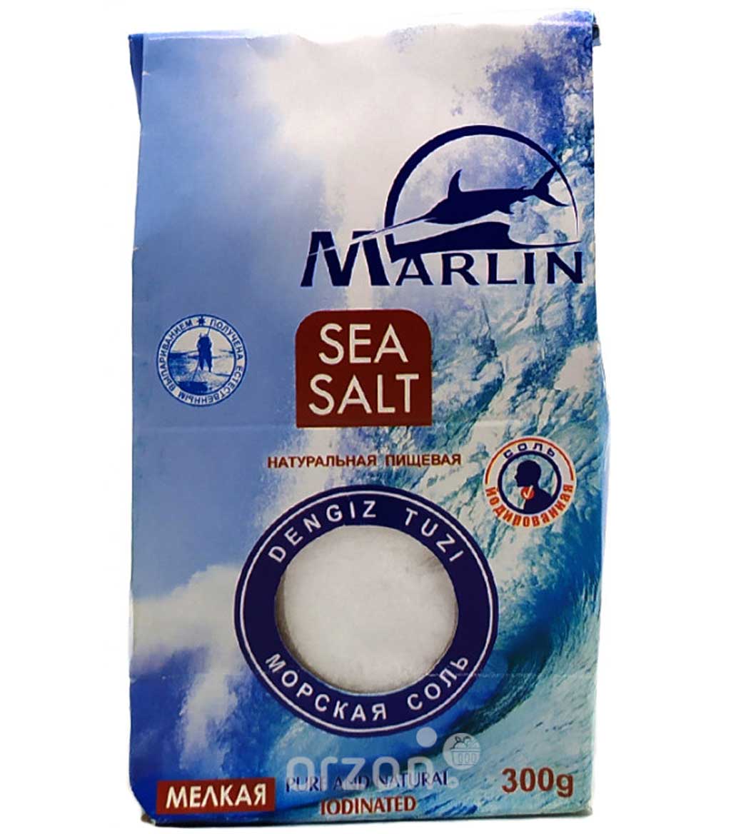 Соль 'Marlin' морская мелкая 300 гр от интернет магазина орзон