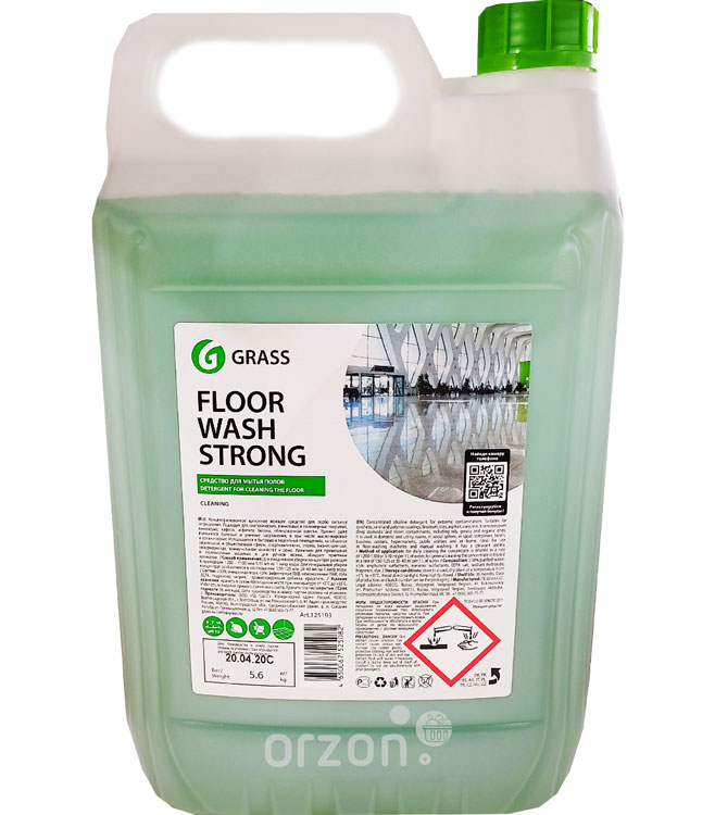 Средство для мытья полов "Grass" Floor Wash Strong 5,6 кг