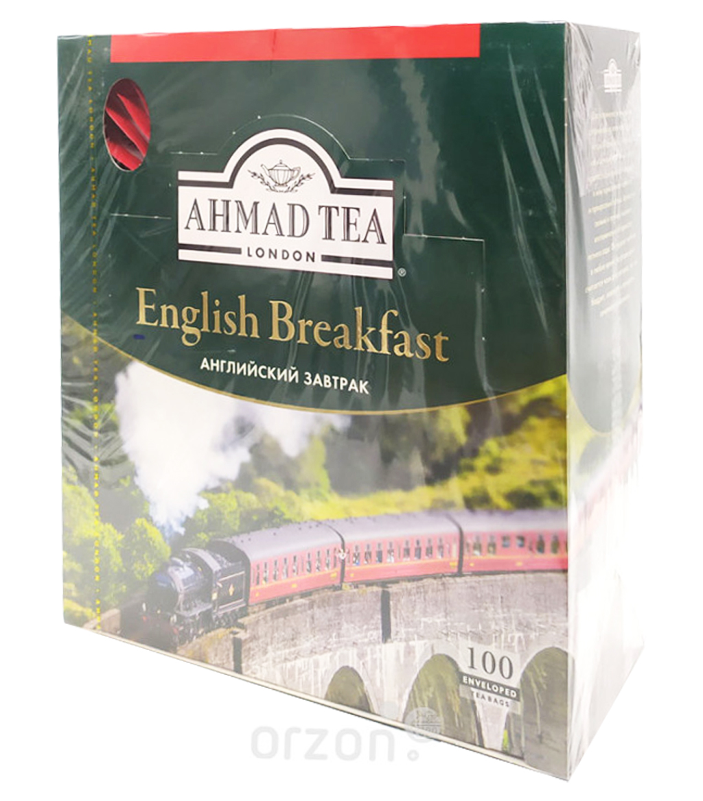 Чай Чёрный 'Ahmad Tea' English Breakfast Horeca 100 пак от интернет магазина орзон