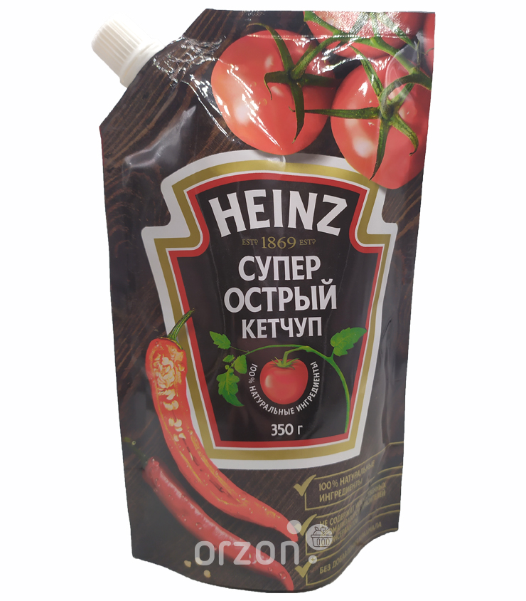 Кетчуп "Heinz" Супер острый м/у 350 гр