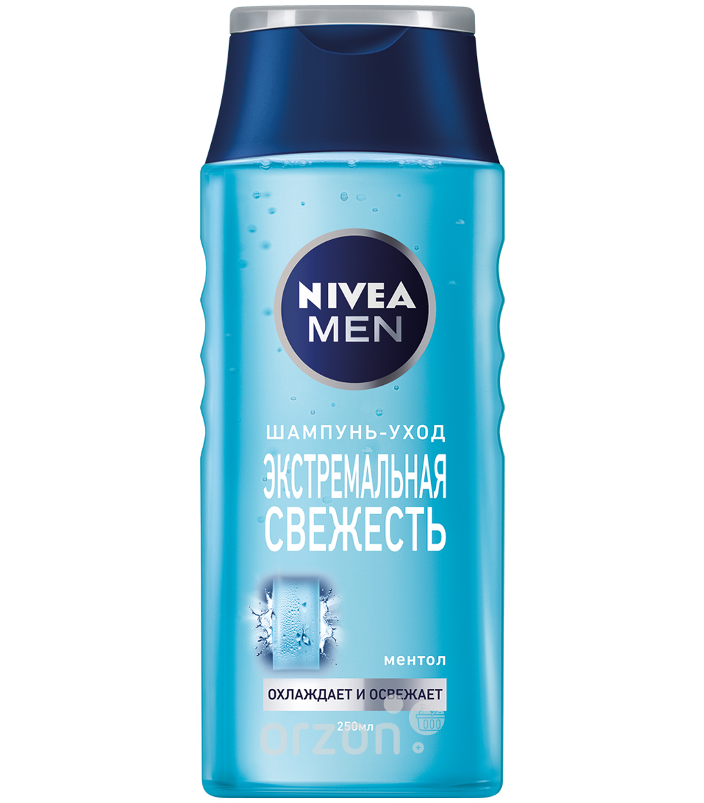 Шампунь "NIVEA" Men Экстримальная свежесть 250 мл от интернет магазина Orzon.uz