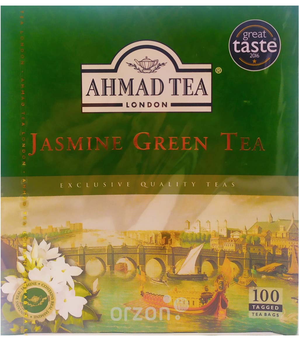 Чай зелёный "Ahmad Tea" Jasmine HORECA 100 пак от интернет магазина орзон