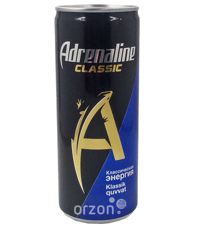 Энергетический напиток Adrenaline" Classic ж/б 250 мл от интернет магазина орзон