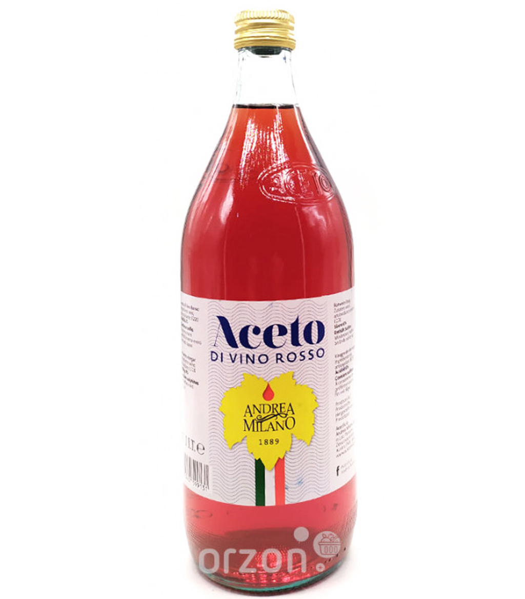 Уксус из красного винограда "Andrea Milano" Aceto di Vino Rosso с/б 1л.