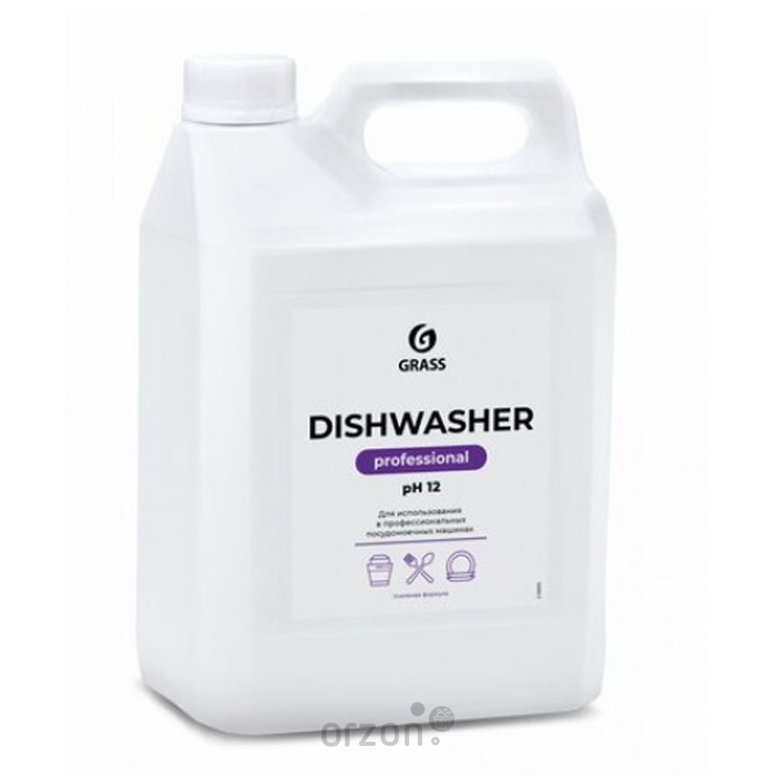 средство моющее "grass" dishwasher  для посудомоечных машин (для мыть любой посуды, стекла, пластика, фарфора и твердых металлов) 6,4 кг от интернет магазина orzon