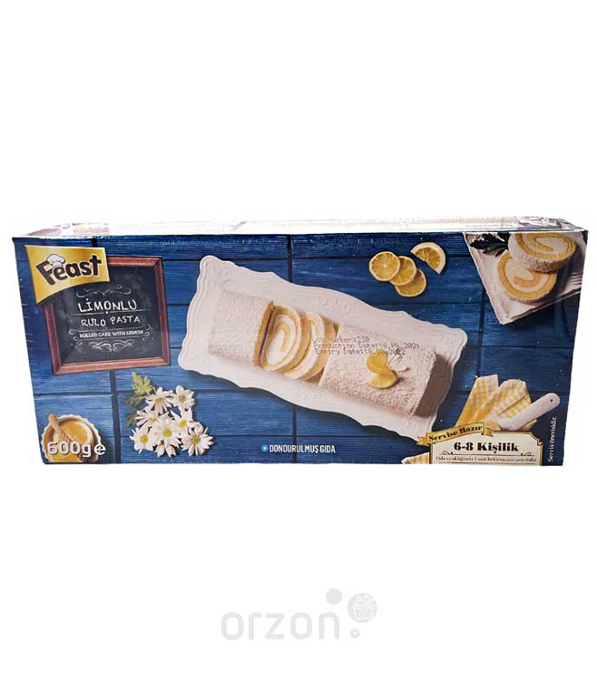 Рулет замороженный "Feast" Лимон 600 гр с доставкой на дом | Orzon.uz