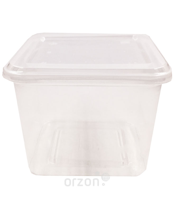 Одноразовая посуда 'Контейнер Квадратный' прозрачный ( в 1 упаковке 50 шт)