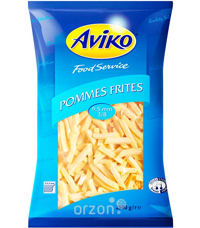 Картофель фри "Aviko" (9.5мм 3/8) Замороженный 2,5 кг