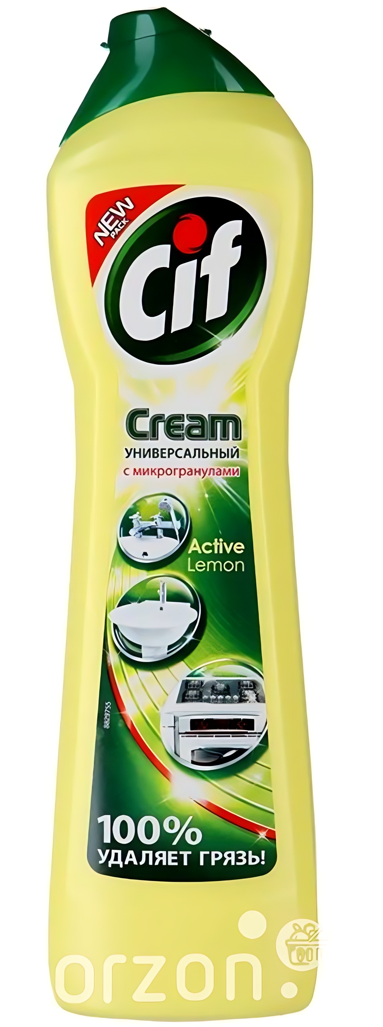 чистящий крем "cif" лимон 750 мл от интернет магазина orzon